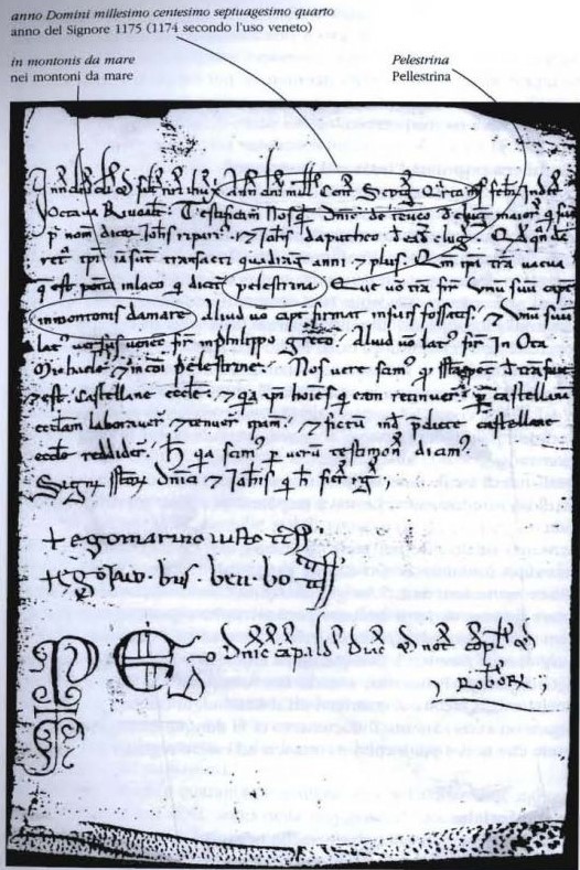 Documento (1175), Archivio di Stato di Venezia